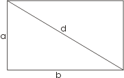 Применение  Диагональ прямоугольника